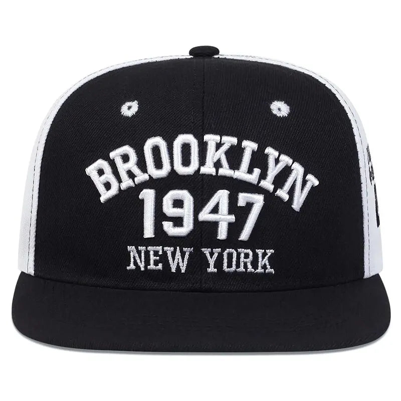 Unisex BROOKLYN 1947 Bordado Hip-hop Chapéus