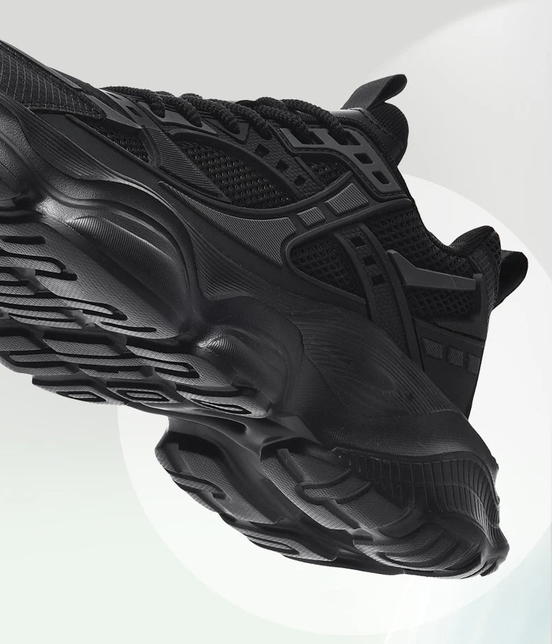 Tênis masculino casual atlético tênis de caminhada masculino preto alta qualidade tendência plataforma tênis de basquete para homem 2025