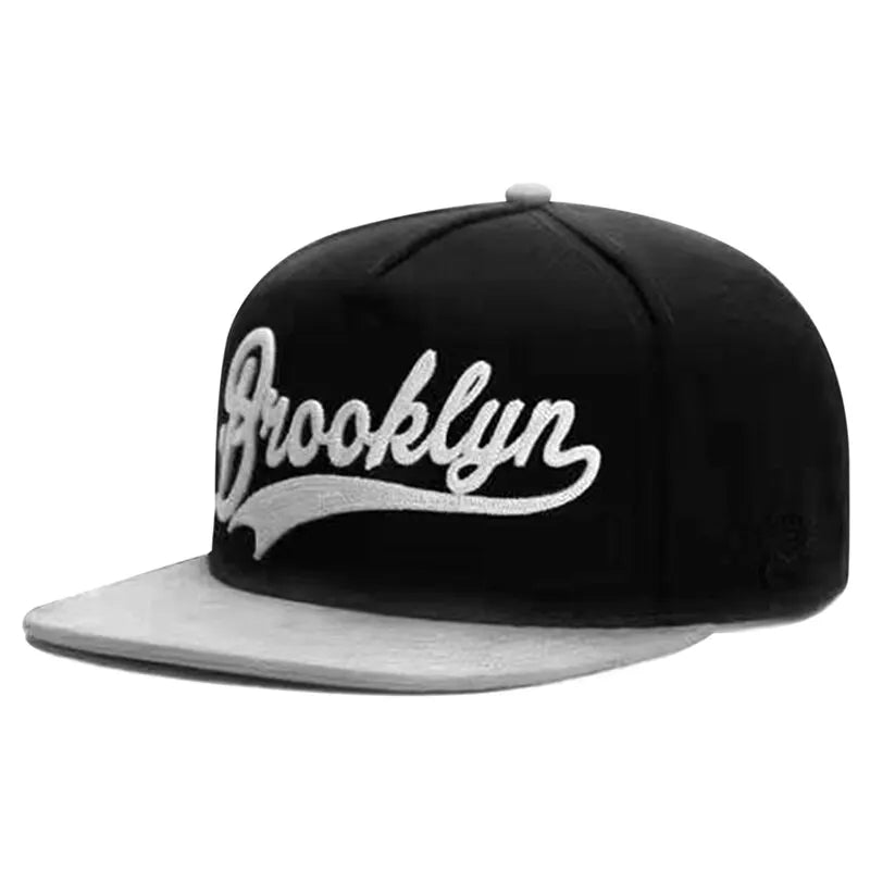 Chapéus unissex Brooklyn bordados hip-hop